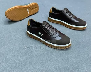 Men's Leather Shoes or Sneakers Lacoste Brand 5 Colours Leather