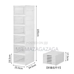 6Pcs Stackable Shoe Organizer