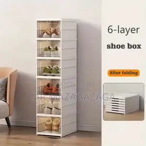 6Pcs Stackable Shoe Organizer