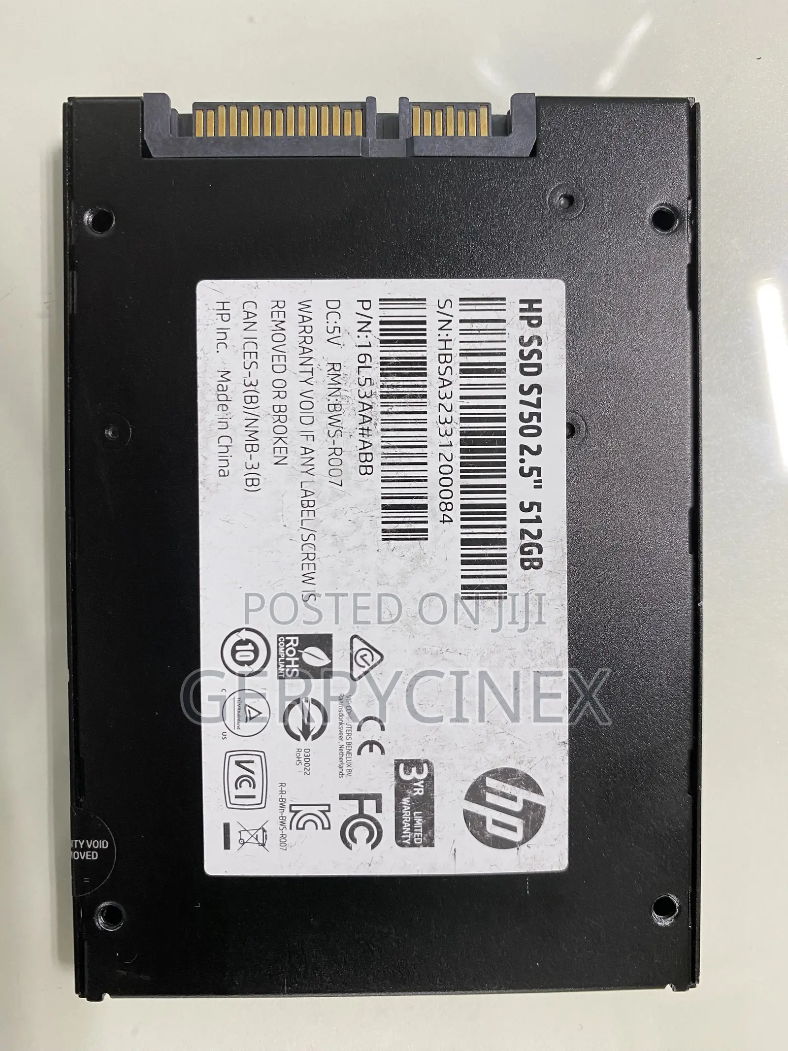 HP SSD (Solid State Drive) 512GB