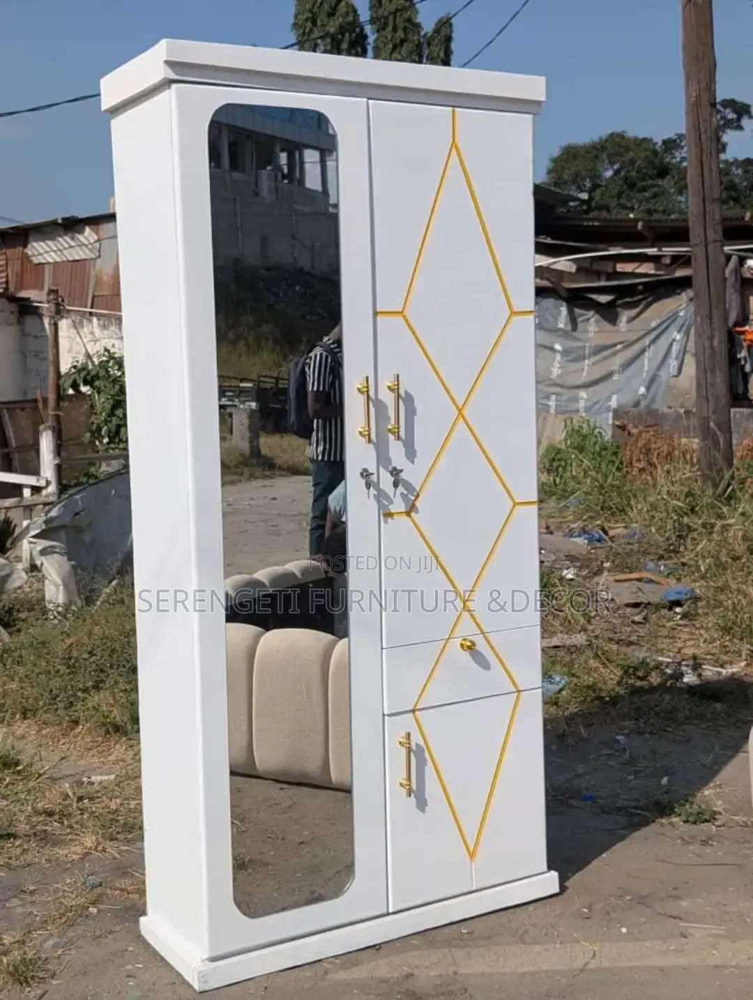 Kabati La Kisasa Milango Miwili