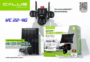 Calus VC22-4G 3-in-1 AI Solar-Powered Security Camera