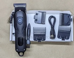 Black Cordless Electric Hair Clipper Kit