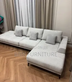 L Shape 5 Seaters Spring Fiber