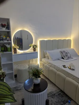 Bed Sofa + Lights
