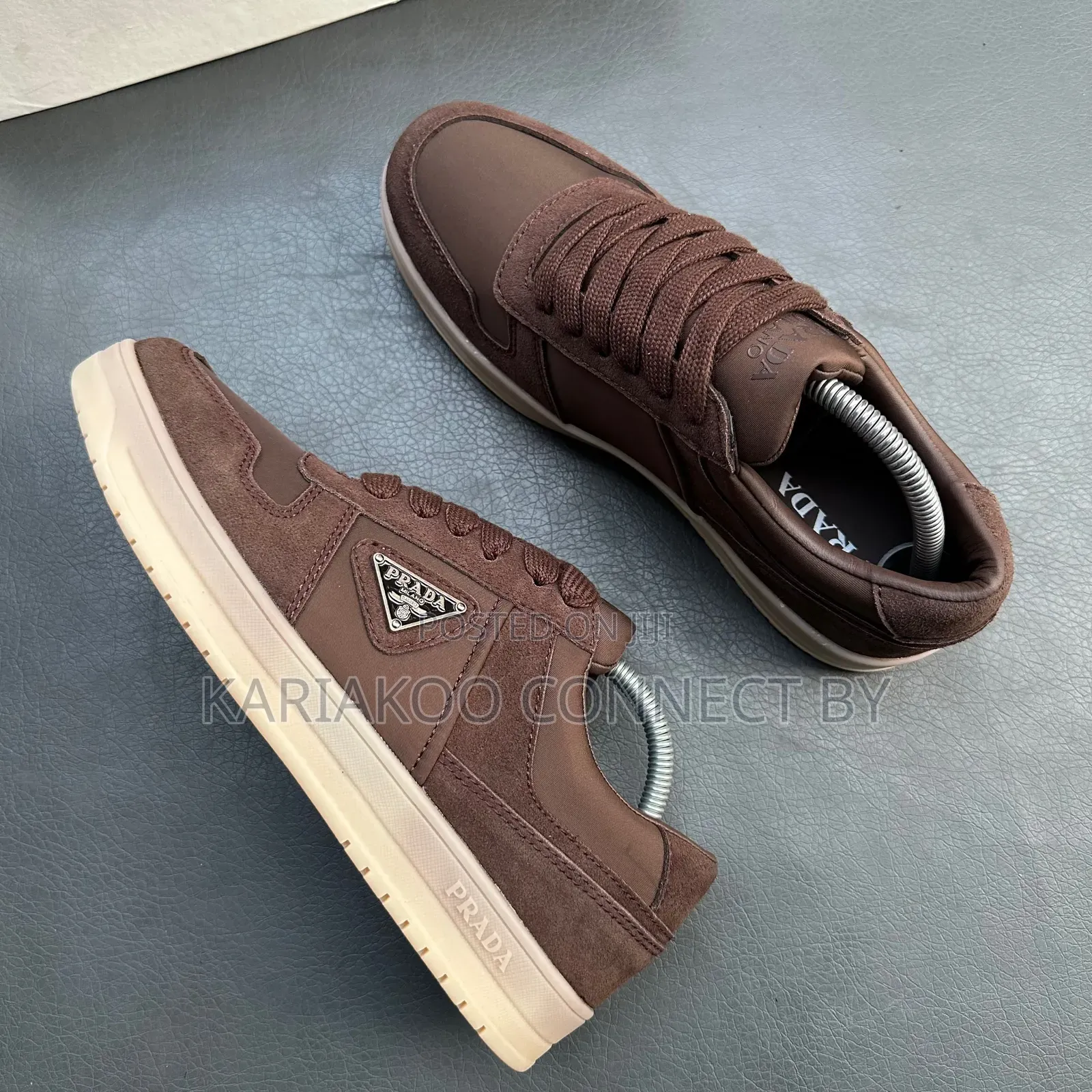 Men's Designer Suede Nylon Low-Top Sneakers Collection