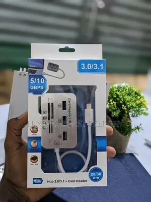 USB Type-C Hub Multi Card Reader –3 Port With SD/TF/M2/MS Card Slots