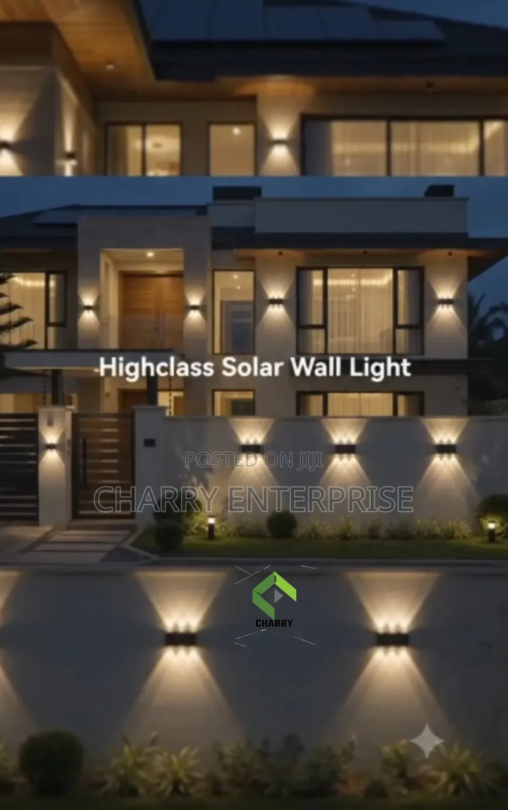 High Class Powerful WALL SOLAR LIGHTS Waterproof