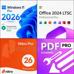 Windows 11 Pro + Microsoft Office 2024 + PDF Softwares