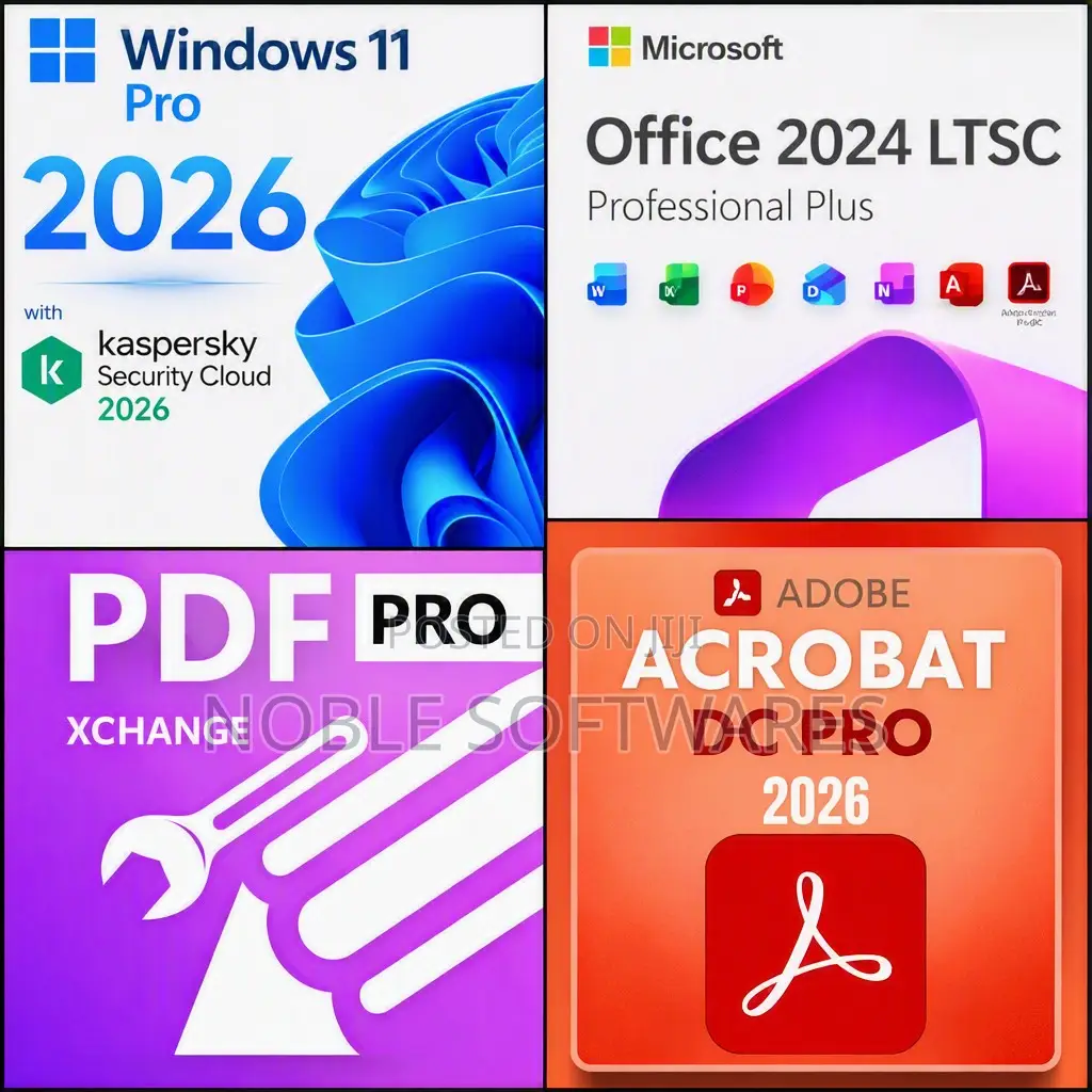 Windows 11 Pro + Microsoft Office 2024 + PDF Editing Softwares