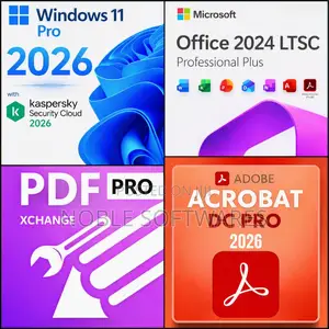Windows 11 Pro + Microsoft Office 2024 + PDF Editing Softwares