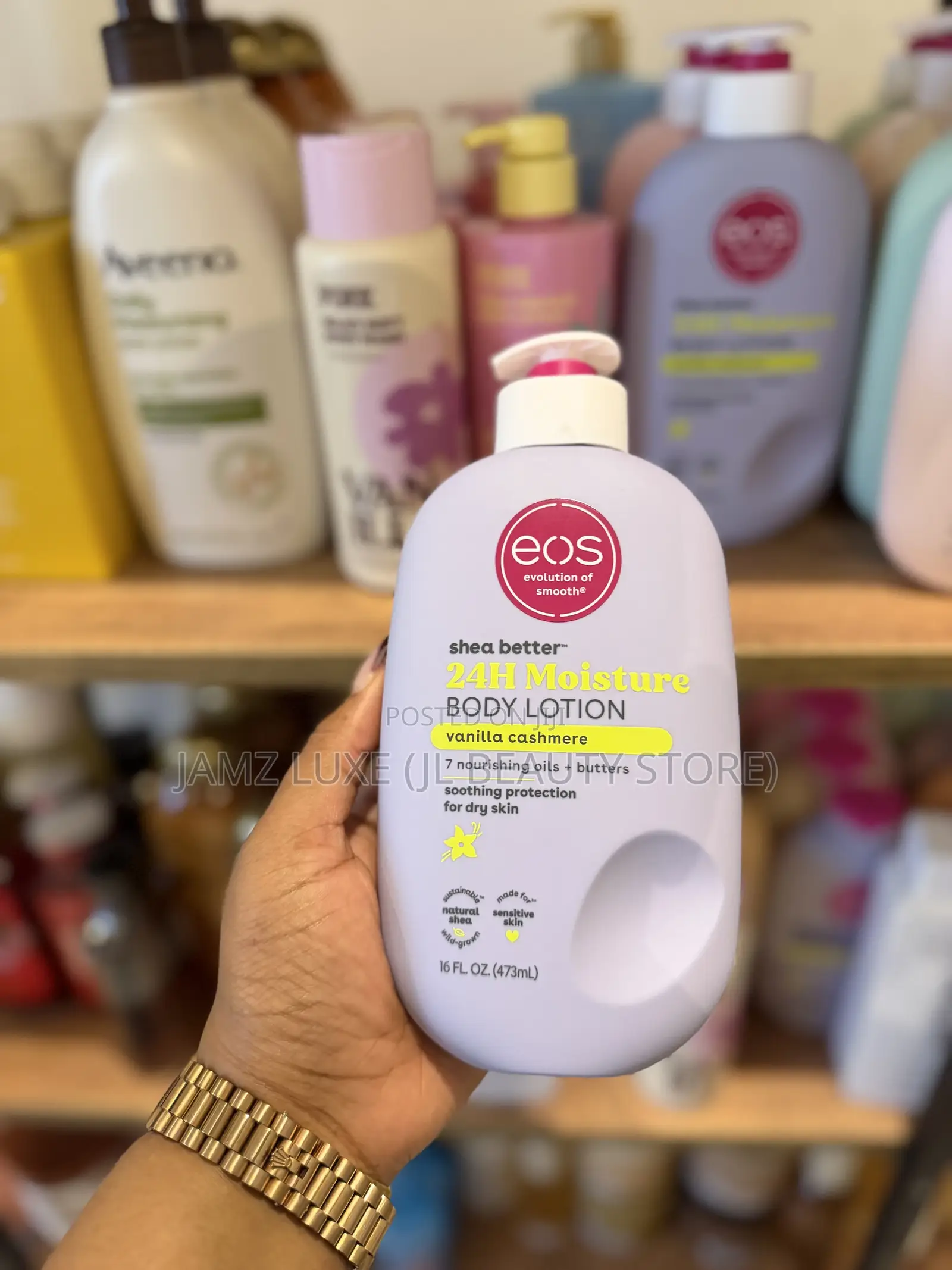 EOS Vanilla Cashmere Body Lotion