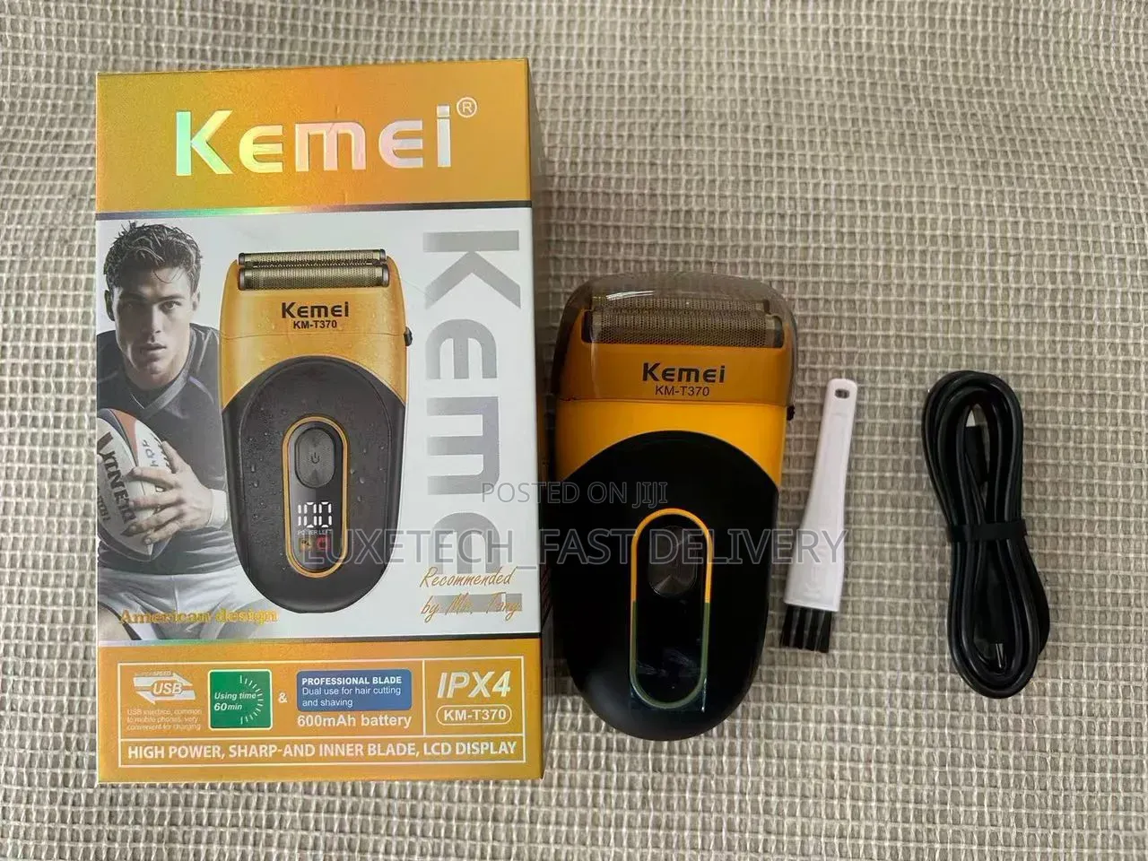Kemei KM-T370 Rechargeable Shaver and Beard Trimmer