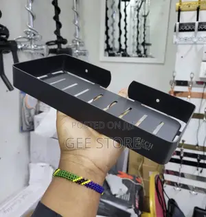 This Black Rectangular Soap Holder