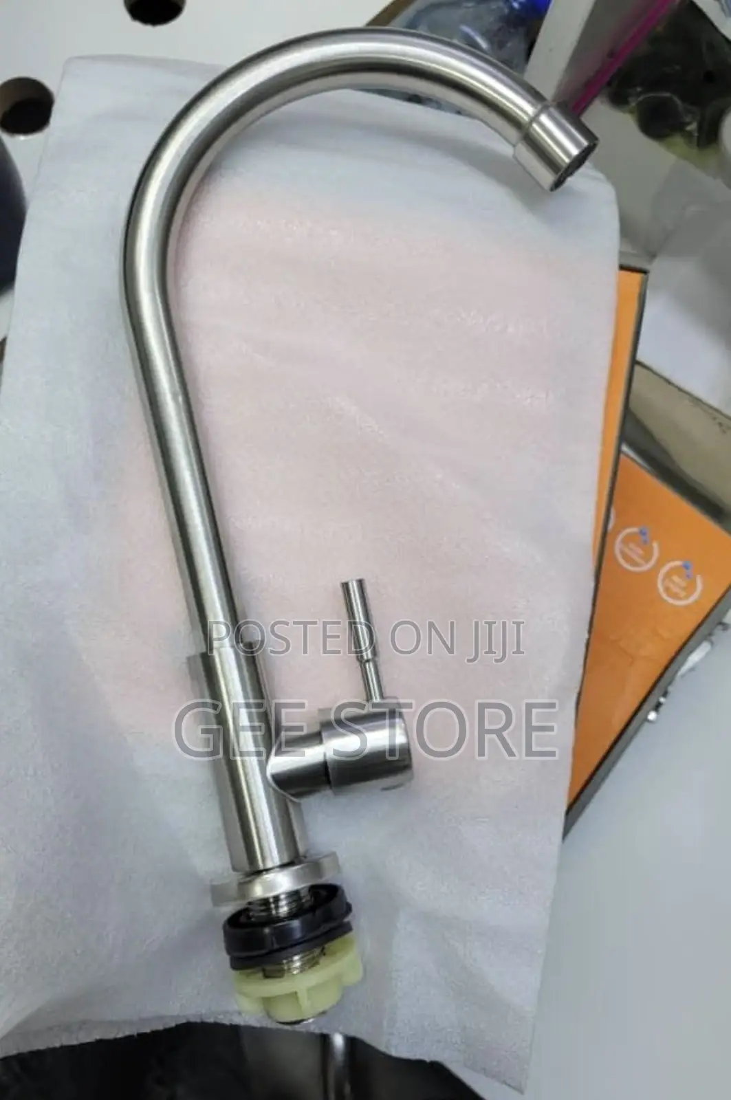 A Single Cold-Water Kitchen Faucet