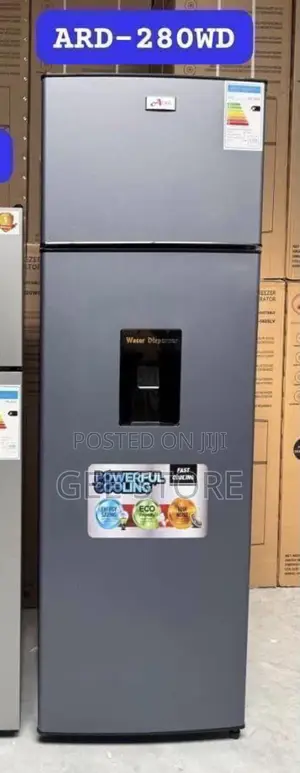 Aero Double Door Refrigerator With Water Dispenser 280litres