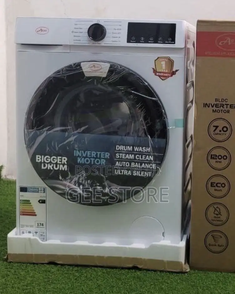 Aero Fully Automatic Front Load Washing Machine 7kg (Afl-070)