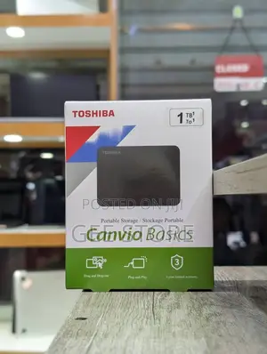 Toshiba Canvio Basics 1TB Portable External Hard Drive