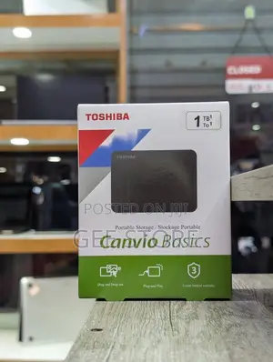 Toshiba Canvio Basics 1TB Portable External Hard Drive