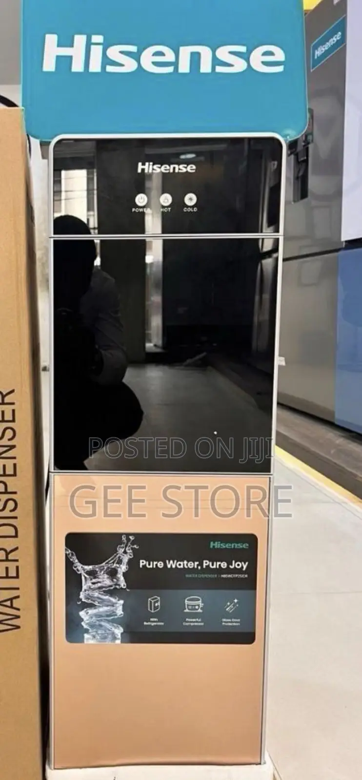 Hisense Water Dispenser H85WDTP2S1D Top Loading 3-Way With Cabinet