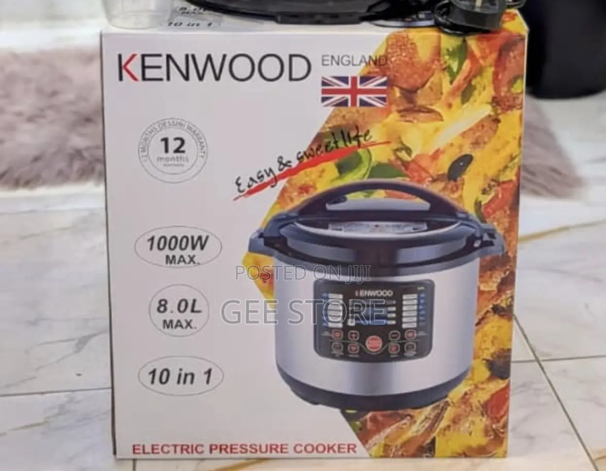 Kenwood Pressure Cooker 10 in 1 8litres