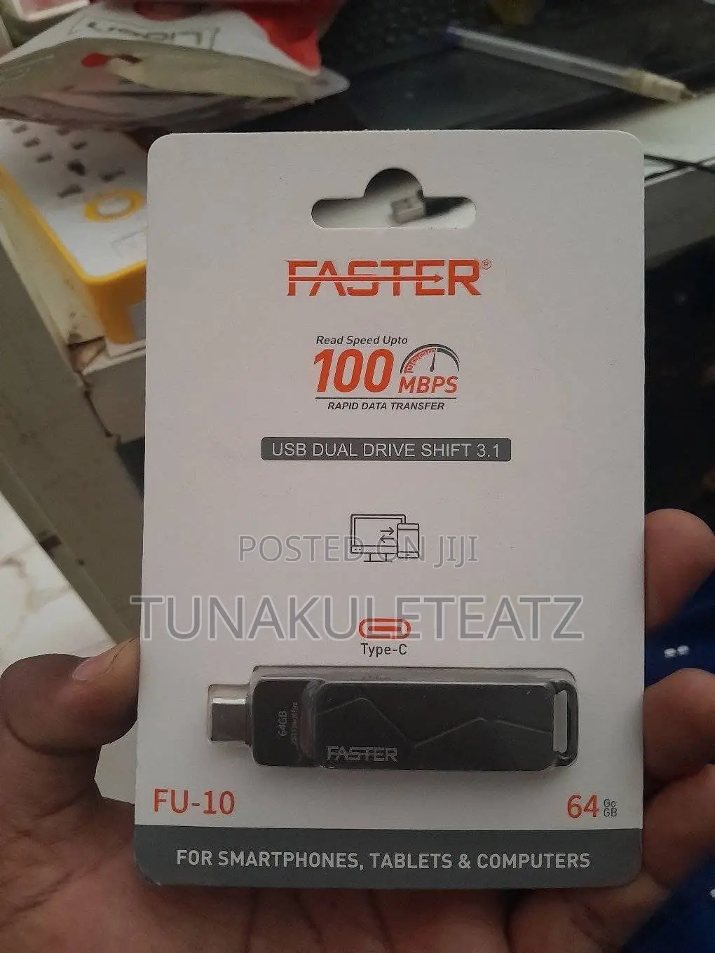 FASTER FU-10 Dual USB Flash Drive