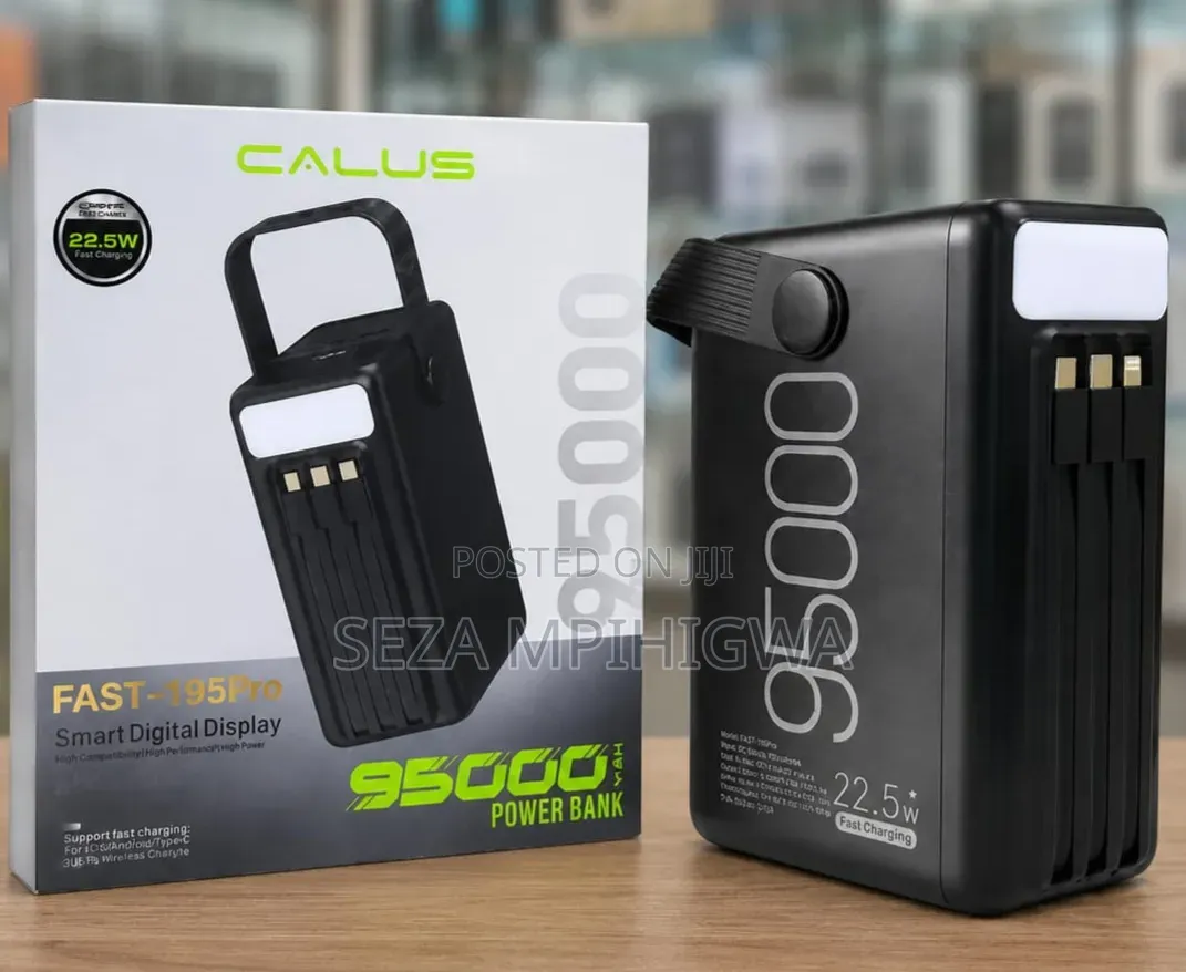 *Calus Heavy Capacity Power Bank Original* Model:- *Fast H95 Pro