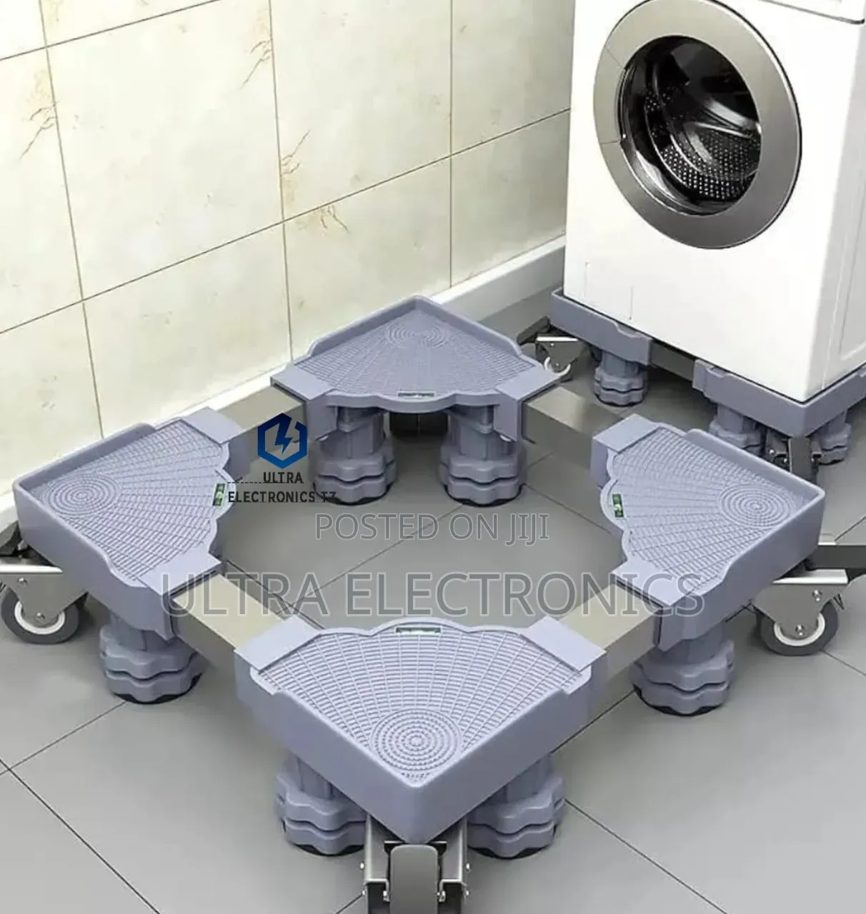 Heavy Duty Movable Adjustable Stand FOR WASHING Machine Fridge 200kg