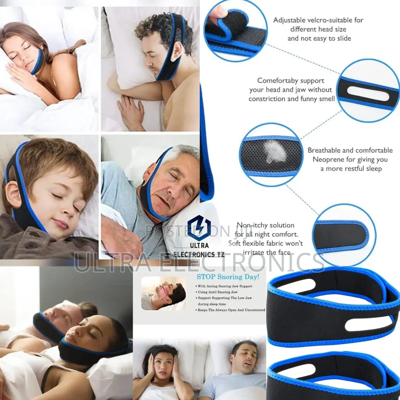 Zband Anti-Snoring Chin Strap Snore Reduction System