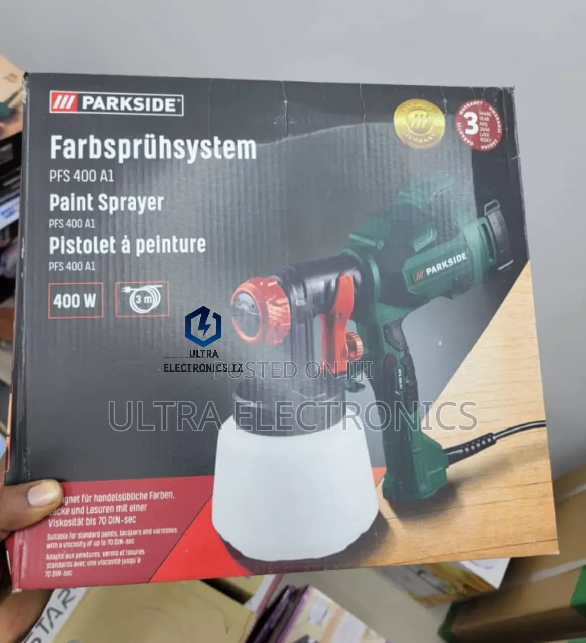 Parkside Paint Sprayer 400W Mashine Ya Kupuliza Rangi From GERMANY