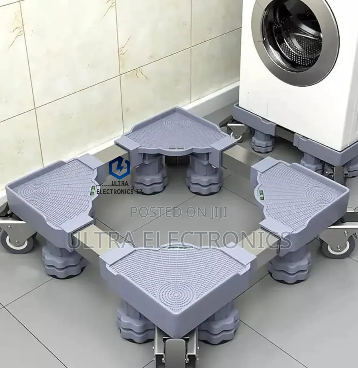 Heavy Duty Movable Adjustable Stand FOR WASHING Machine Fridge 200kg