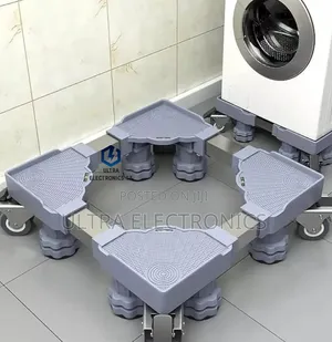 Heavy Duty Movable Adjustable Stand FOR WASHING Machine Fridge 200kg