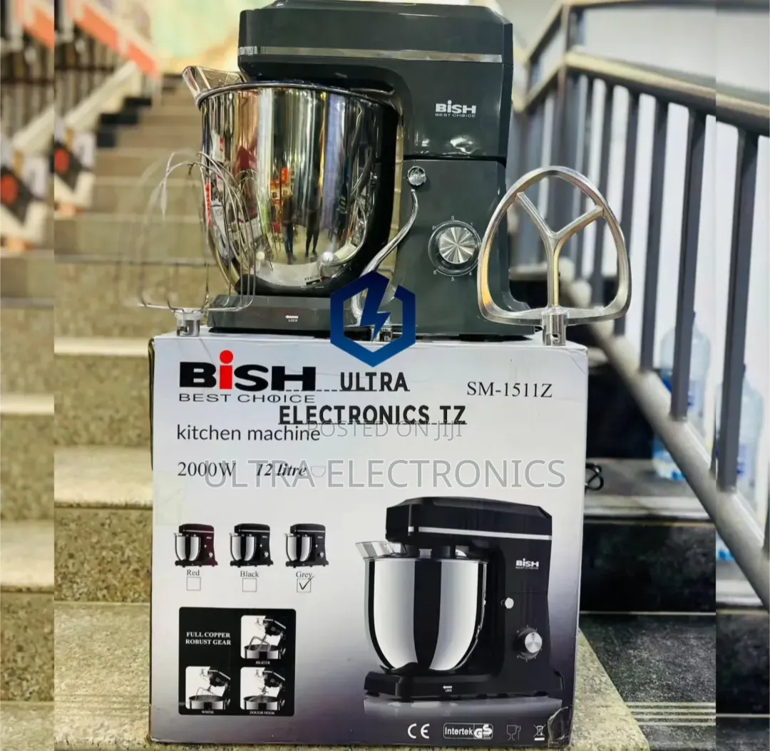 Powerful BISH STAND MIXER With 12 Litres and 1800 Watts