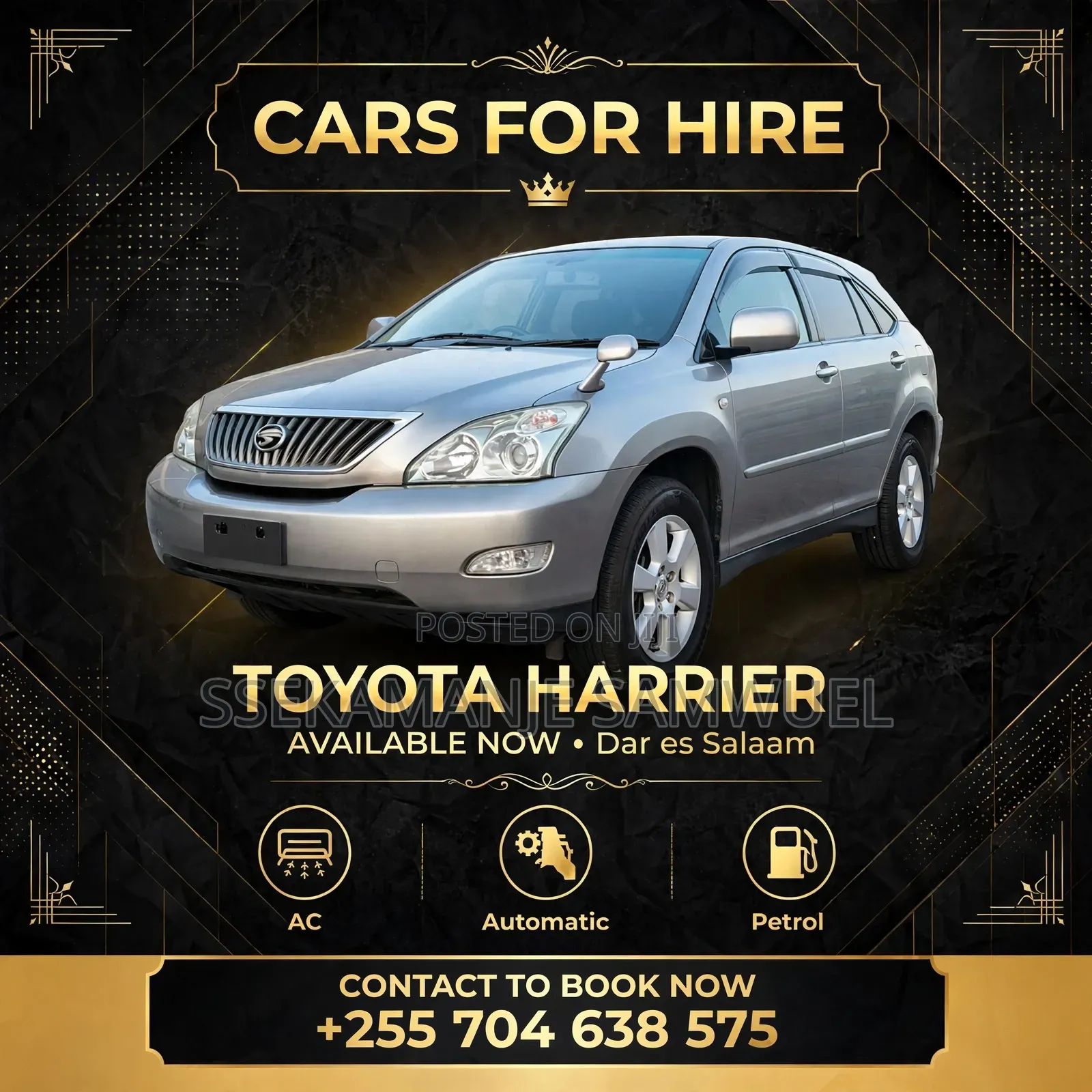 Car for Hire/Rental