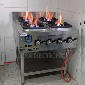 HIGH Pressure Heavy Duty COMMERCIAL Gas Cooker 4 Burners With Stand