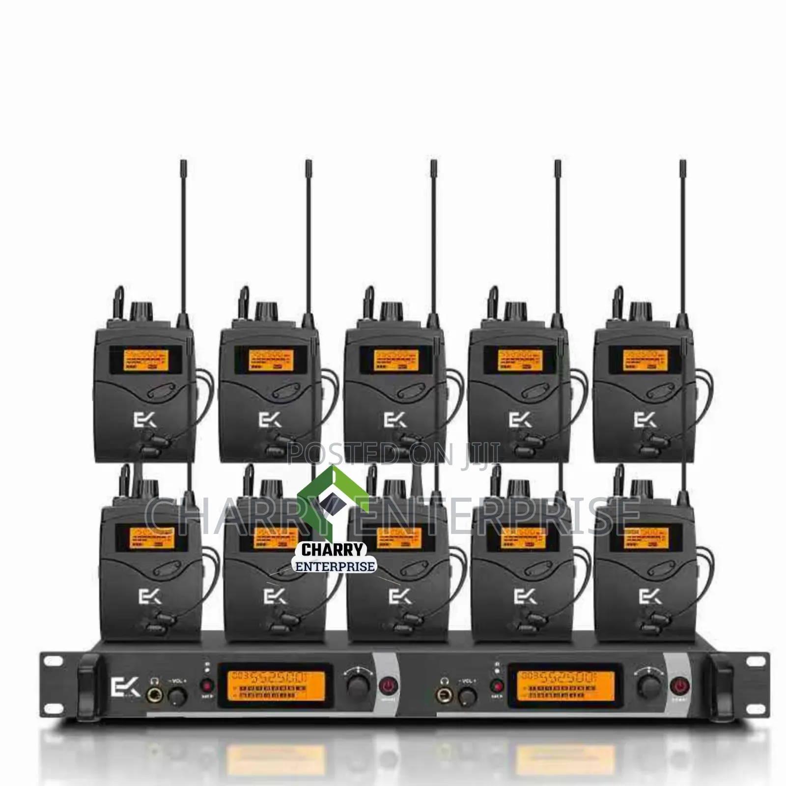 Set of 10 Professional Wireless InEar Monitoring System for Stage Use