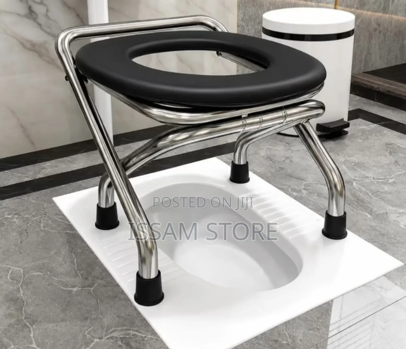Foldable Stainless Steel Potty Seat/Chair ​