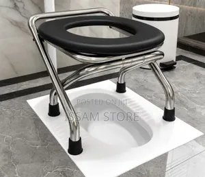 Foldable Stainless Steel Potty Seat/Chair ​