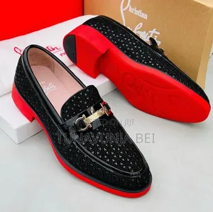 Christian Louboutin Red Moccains