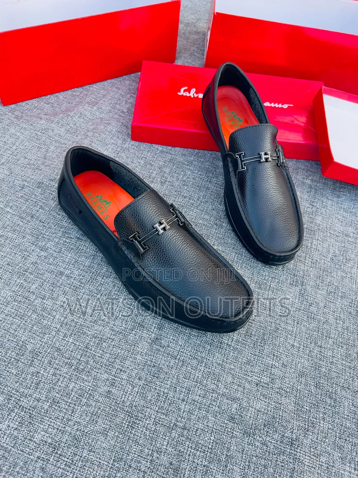 Bally Lv Gucci Salvatore Feragamo Brands Men's Leather Loafer Shoes
