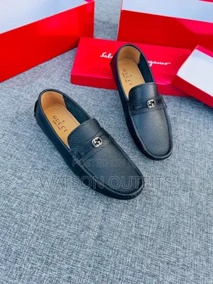 Bally Lv Gucci Salvatore Feragamo Brands Men's Leather Loafer Shoes