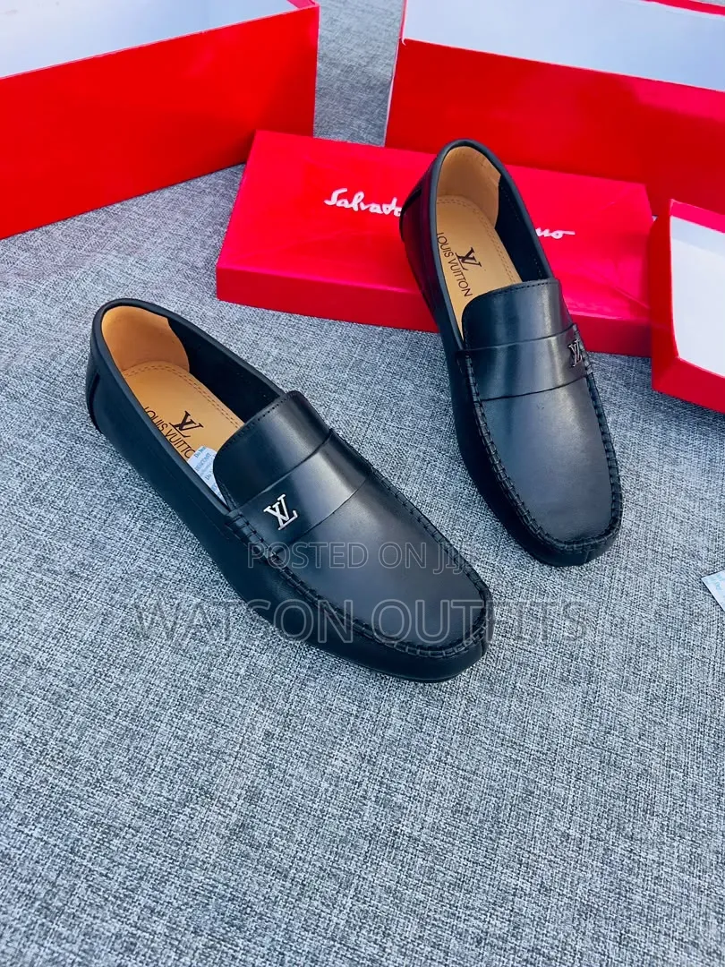 Bally Lv Gucci Salvatore Feragamo Brands Men's Leather Loafer Shoes