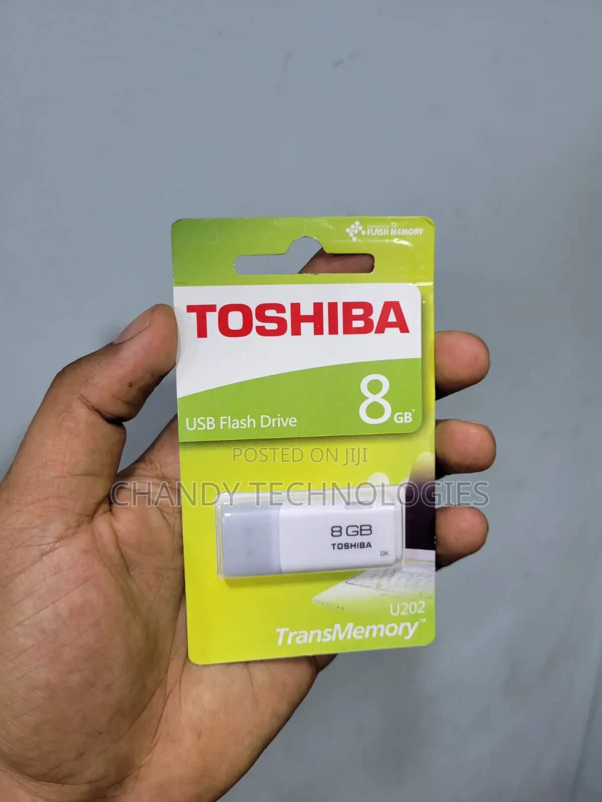 A Toshiba TransMemory U202 8GB USB 2.0 Flash Drive
