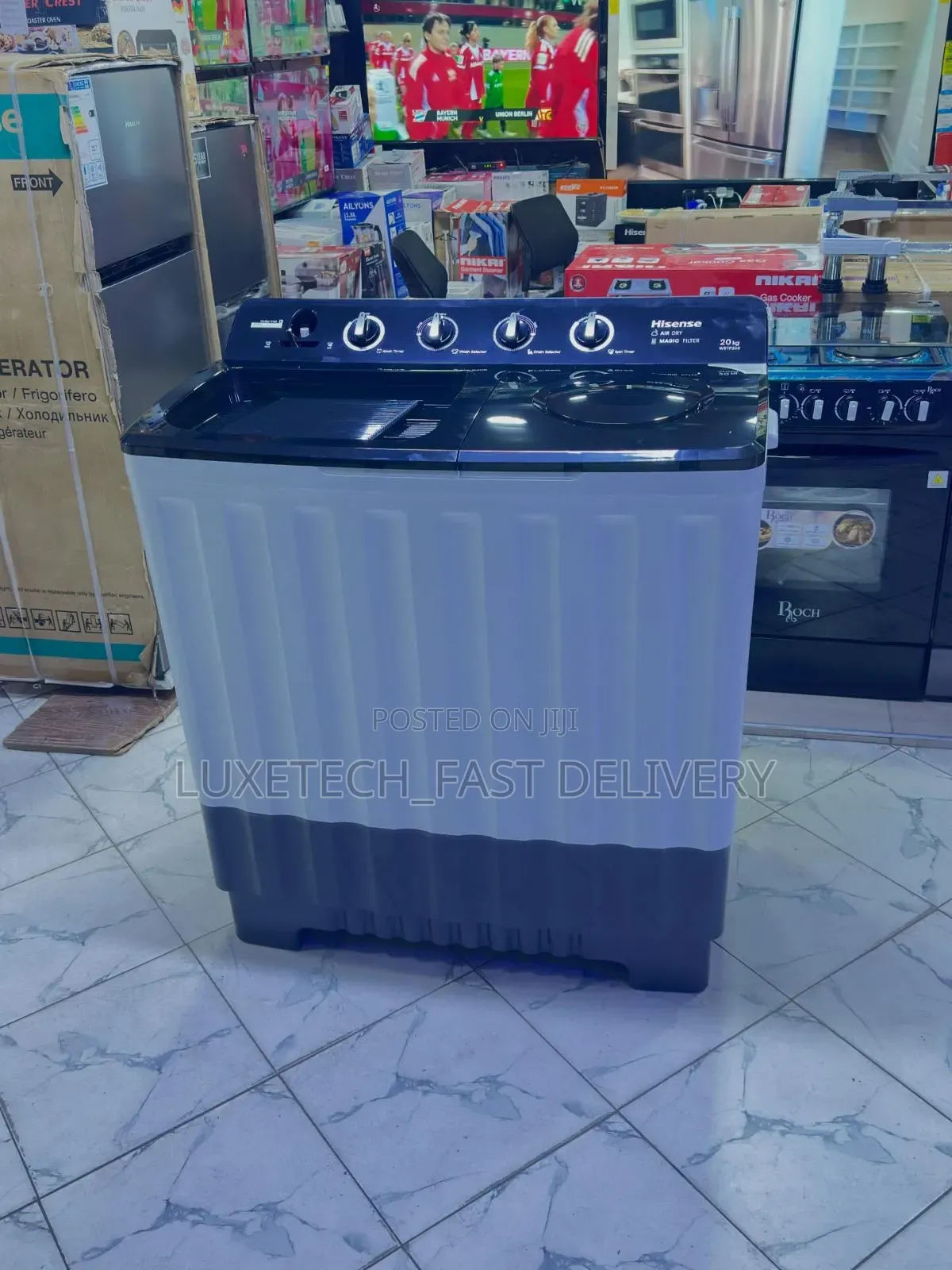 Hisense Washing Machine 20kg Semi-Automatic