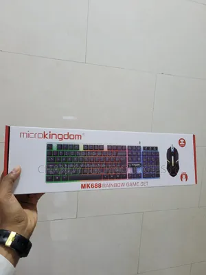 Microkingdom MK688 Game Set Includes a Wired Gaming Keyboard and Mouse