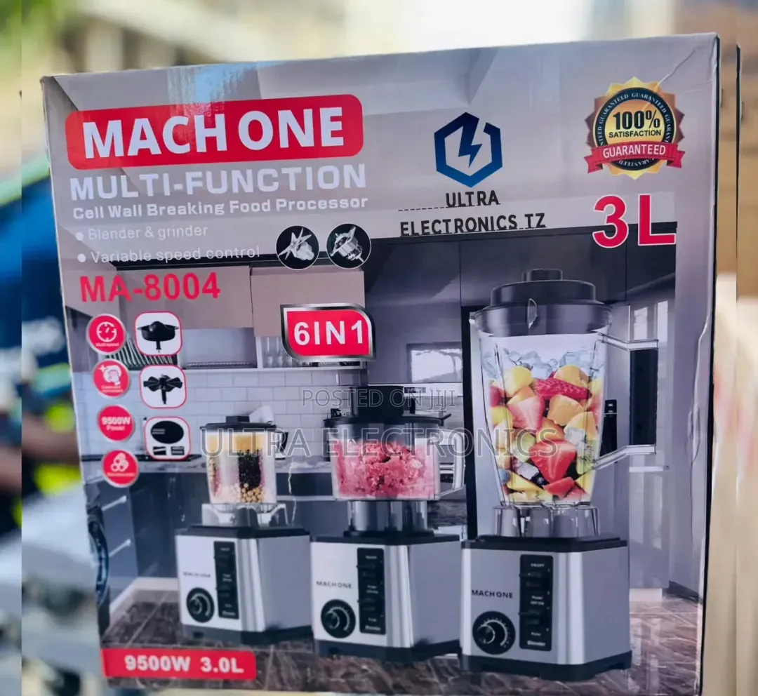 MACH ONE Heavy Duty Multifunction Blender/Food PROCESSOR With 3 Litres