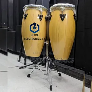 Original Professional Conga/ Tumba Drums With Stands