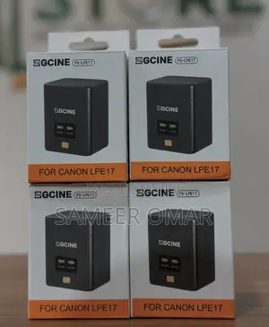 ZGCINE PS-LPE17 Dual Charger Designed for CANON LP-E17 Batteries.