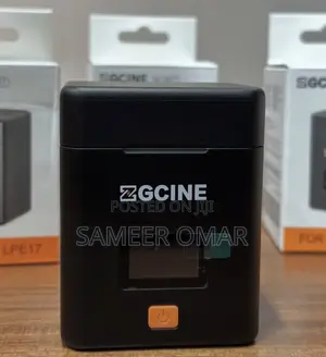 ZGCINE PS-LPE17 Dual Charger Designed for CANON LP-E17 Batteries.