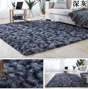 Dark Grey Fluffy / Shaggy Rug 5*6